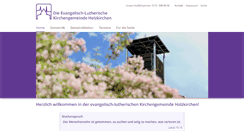 Desktop Screenshot of holzkirchen-evangelisch.de