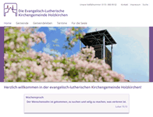 Tablet Screenshot of holzkirchen-evangelisch.de